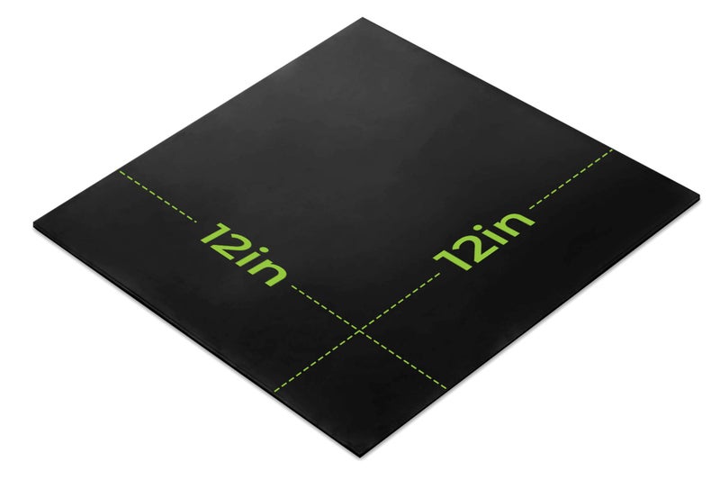 MATNIKS Neoprene Rubber Sheet, Heavy Duty, High Grade 60A, Black, 12x12-Inch by 1/16" (+/- 5%) for Plumbing, Gaskets DIY Material, Supports, Leveling, Sealing, Bumpers, Protection, Flooring - Image 2